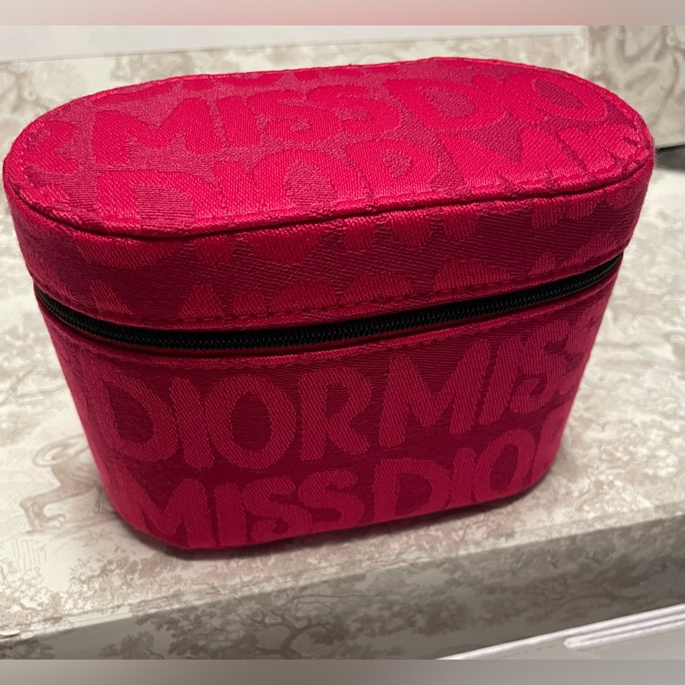 Dior Miss Dior Fuchsia Pink Cosmetic Case
